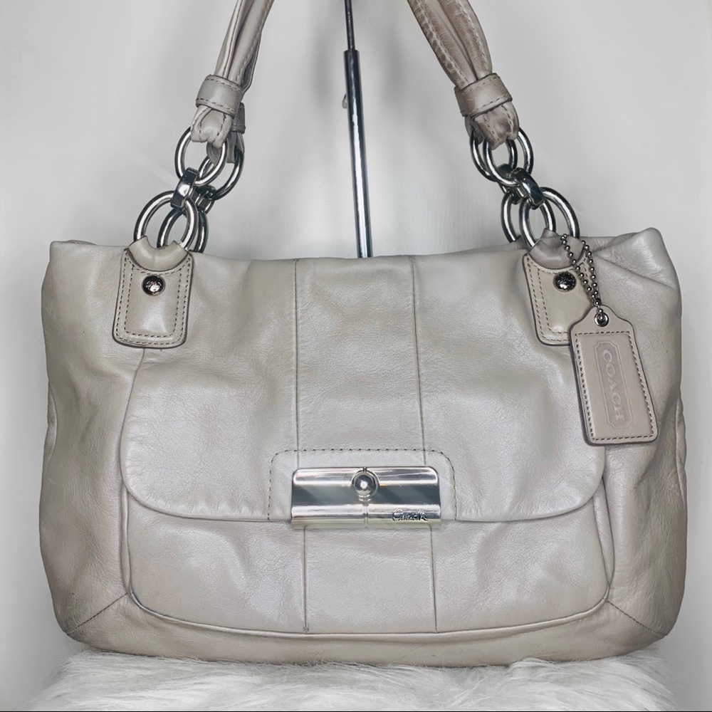 Large Coach Leather Tote Bag